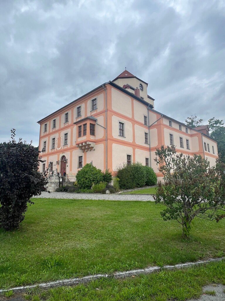 Das Schloss Schönberg in der Rückansicht.