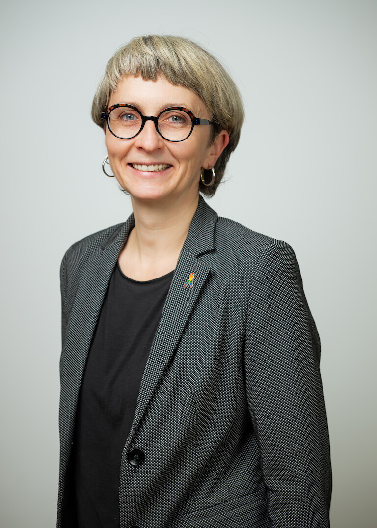 Ein Bild der Schulleiterin Frau Münnich.