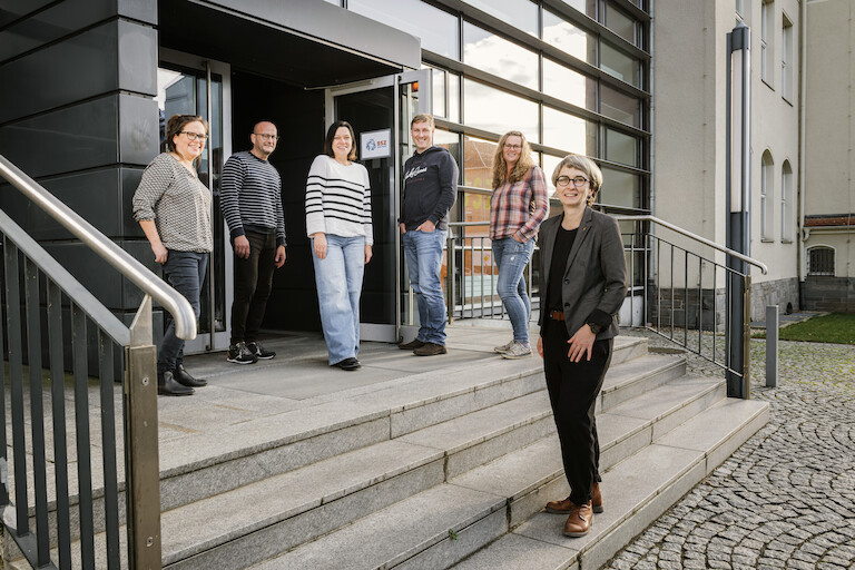 Unsere Schulleitung Frau Münnich mit ihren Fachleitern.