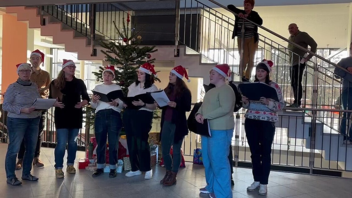 Der Chor om Gruppenbild.