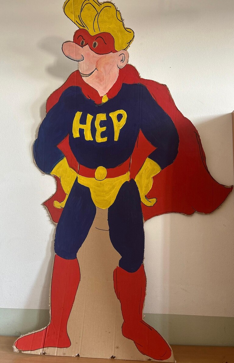 Der HEP Superheld.