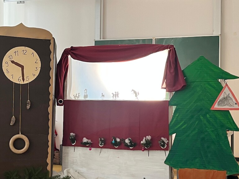 Das Schattentheater.