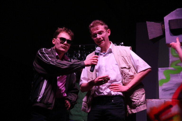 Interview beim Mauerfall.