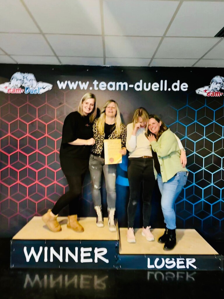 Die Gewinner des Team Duells.