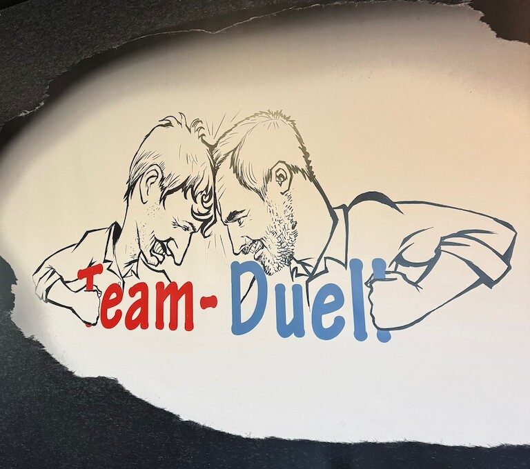 Plakat Team Duell.
