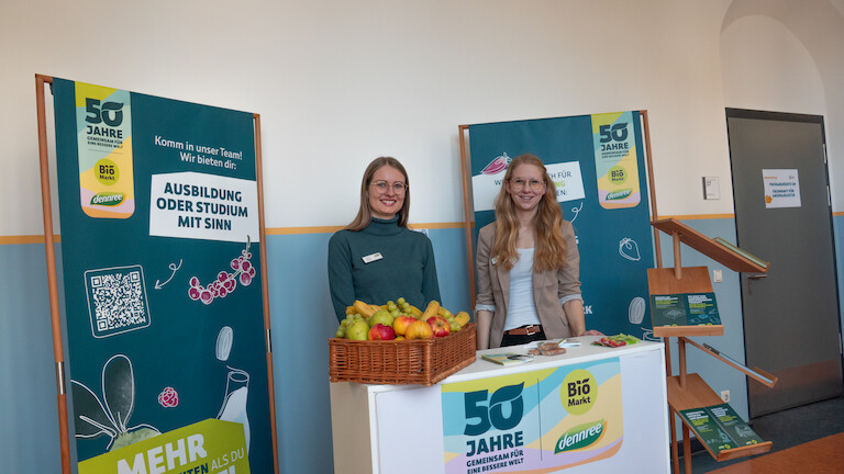 Der Stand von Biomarkt dennree.