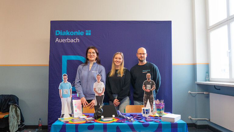 Der Stand der Diakonie Auerbach.