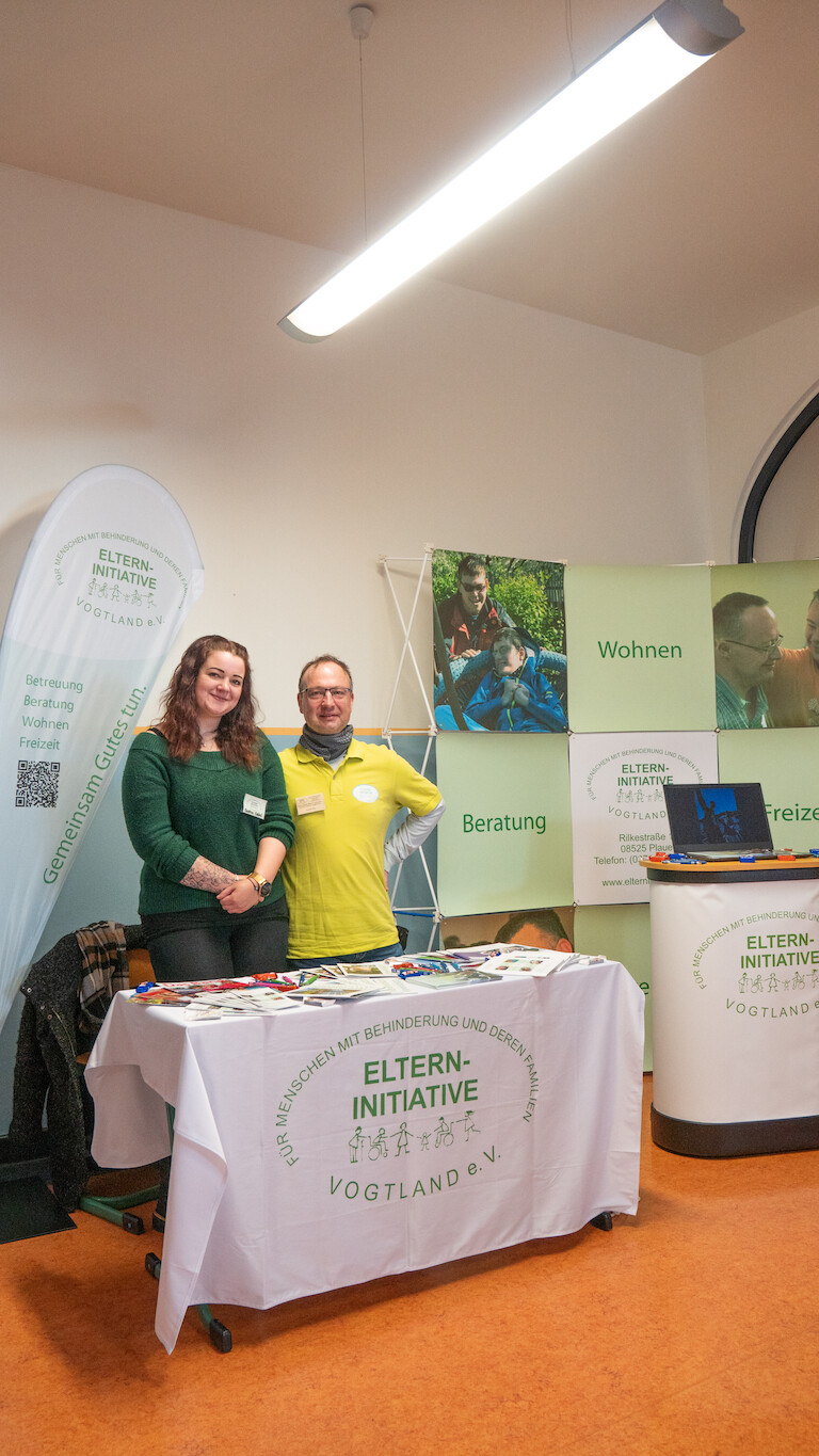 Der Stand der Elterninitiative Vogtland e. V.