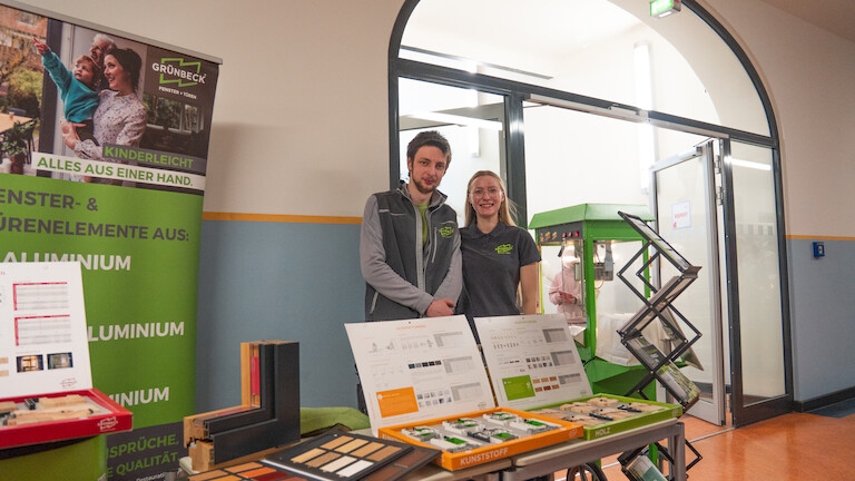 Der Stand der Firma Grünbeck.