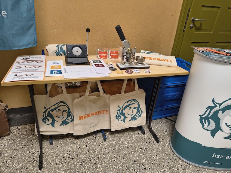 Unser kompletter Messestand.