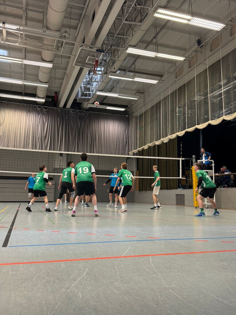 Die Jungsmannschaft beim Spiel.