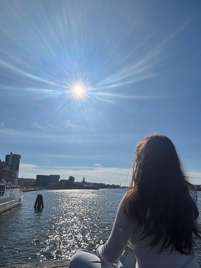Blick auf die Bucht