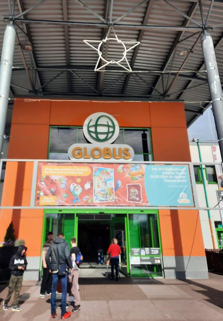 Eingangsbereich Globus