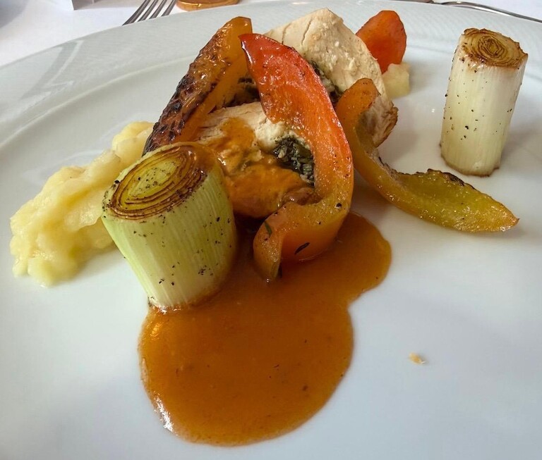 Hauptgericht mit Paprika