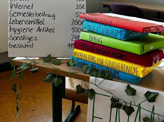 Auflistung der Kosten des Studiums